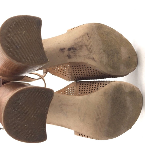 Steve Madden Sawyer Suede Heel Tan Sz 9.5M - Picture 6 of 8